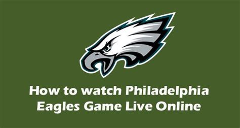 Philadelphia eagles live stream. Things To Know About Philadelphia eagles live stream. 